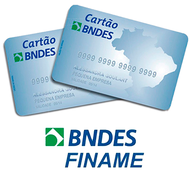 Aceitamos pagamento com cartão BNDES